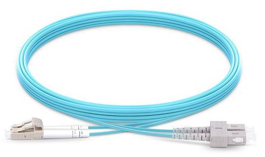 LC UPC към SC UPC Duplex Оптичен PVC (OFNR) Patch Cable